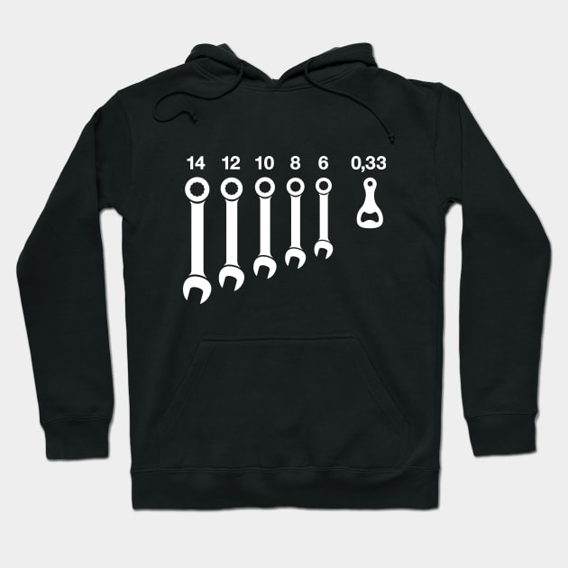 Wrench / wrenches beer bottle opener tools father's day gift Hoodie by LaundryFactory